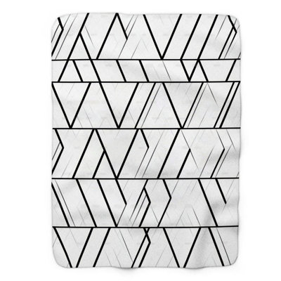 Geometric Groove - 1 Piece Premium Blanket