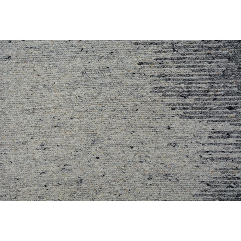 Hand Woven Wool Area Rug, Rectangle 8' x 10'