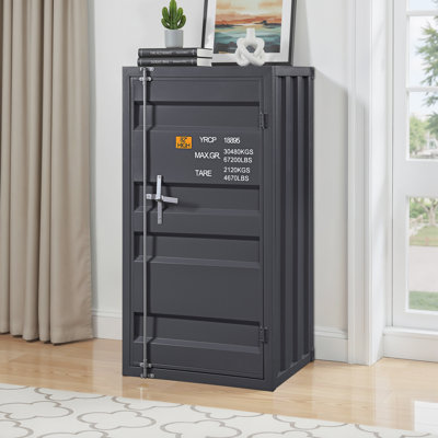 Gaine 1-Door Cargo Chest, Gunmetal