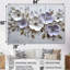 Fleurs mauves lilas mauves - ensemble de décorations murales lilas-107189463-107189465