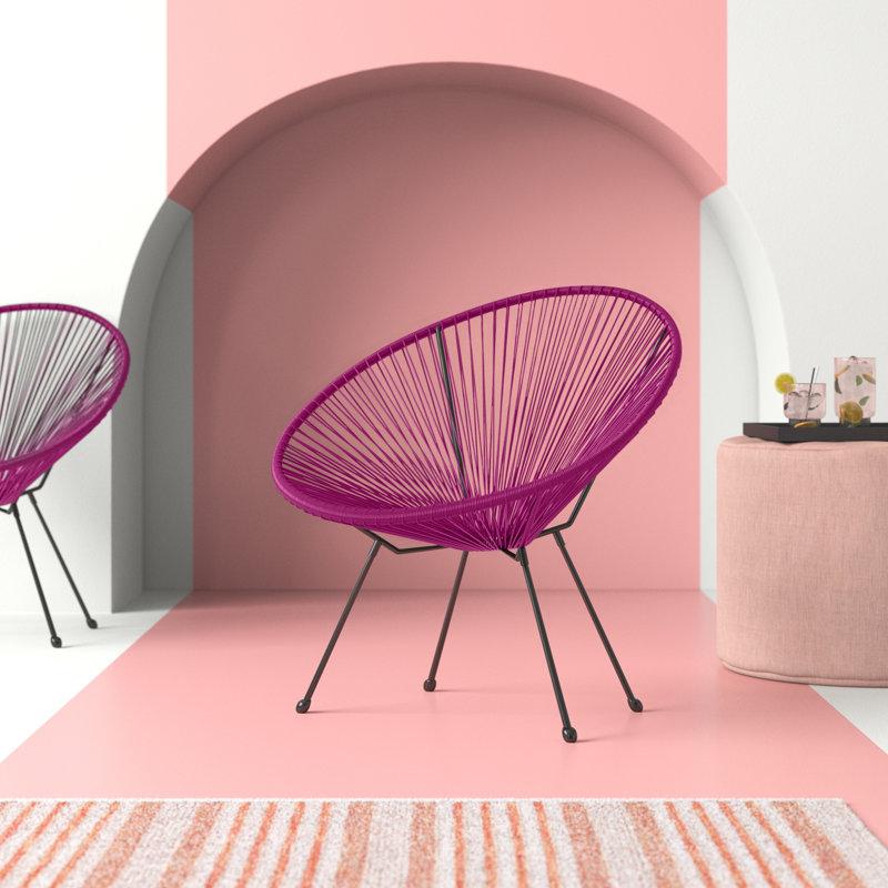 Chaise de patio Sampson, Rose