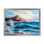 «Beautiful Blue Ocean Sunset And Waves II» - Décoration murale en toile nautique et côtière-964507407-964507445