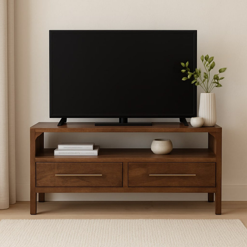 Angeville 110cm Solid Wood Console Table