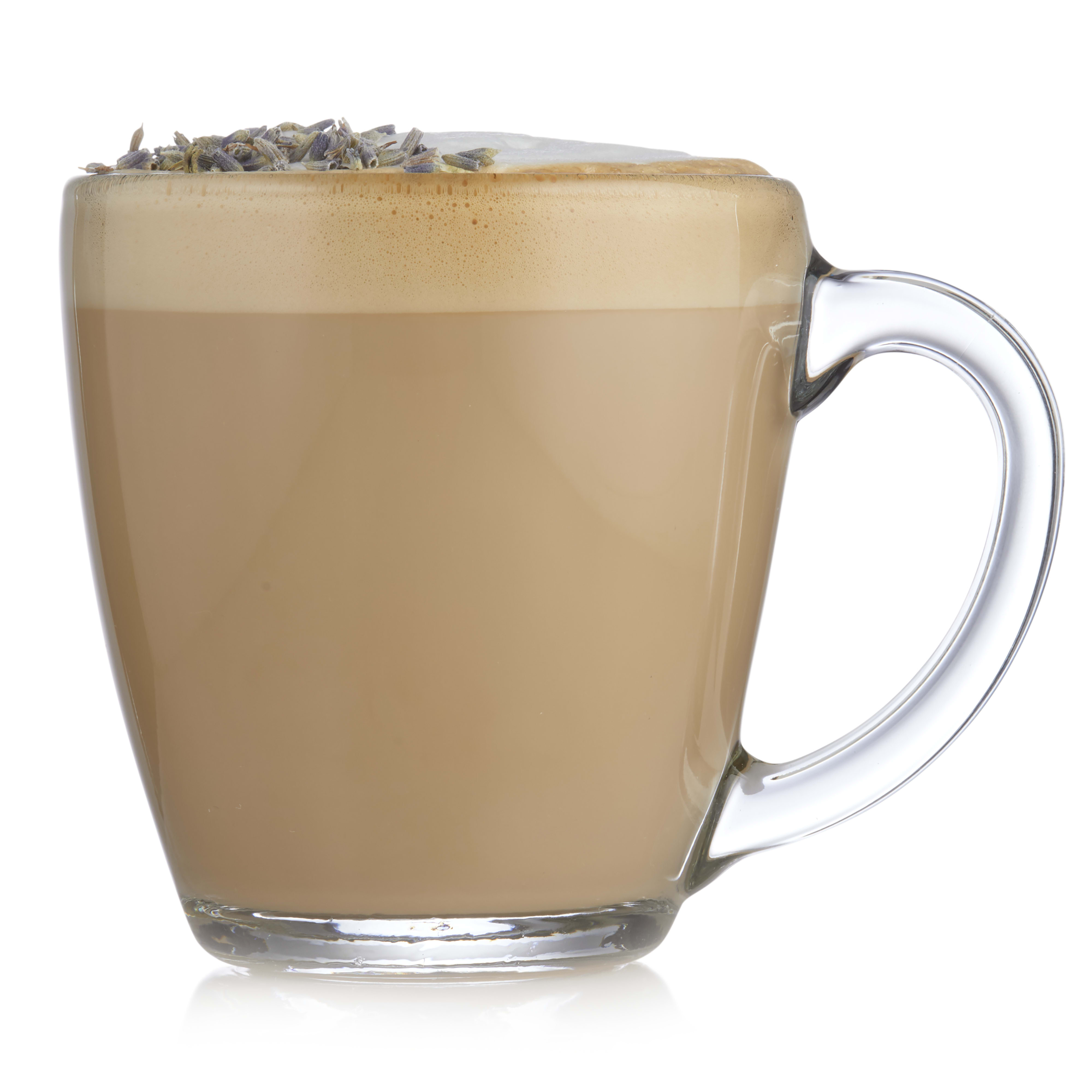 Double w. glass capp./latte m. 400ml s/2