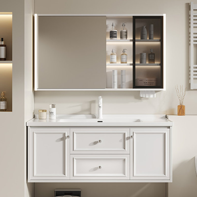 Gentle French style bathroom cabinet