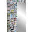Multi Coloured Paper Handmade Recycled Magazine Frame Room Wall Mirror,