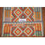 Tapis géométrique en laine Kilim