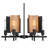 Mihriban 6 - Light Wagon Wheel Chandelier