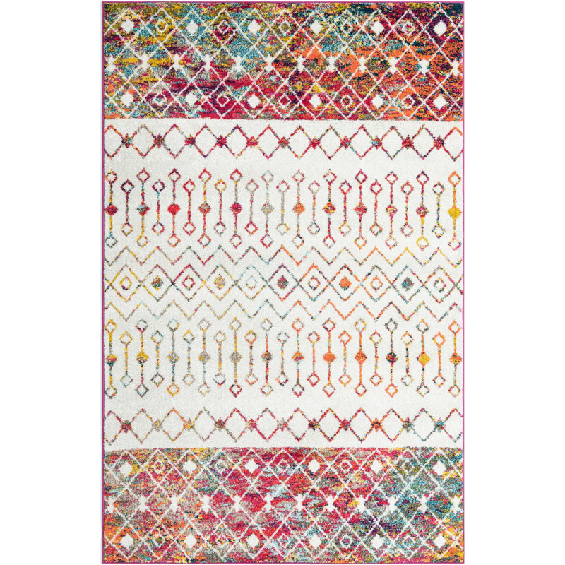 Abstract Indoor Rug, Rectangle 5'3" x 8'