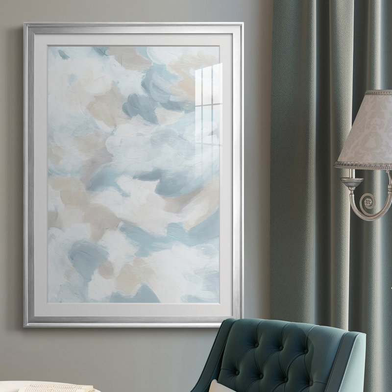 Sky Sweep I - reproduction de cadre photo, Cadre argenté, H 30,5 po x l 22,5 po x P 1 po
