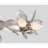 9 - Light Dimmable Linear Leaves Chandelier-87849777-87849787-131382292