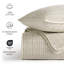 Ensemble de courtepointe 100% coton gaufré Stonewashed-119236246-119236245