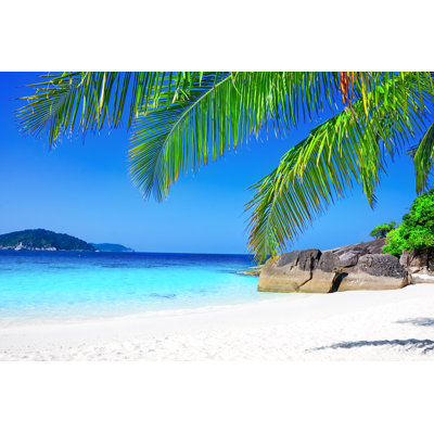 White Sand Beach - Wrapped Canvas Print