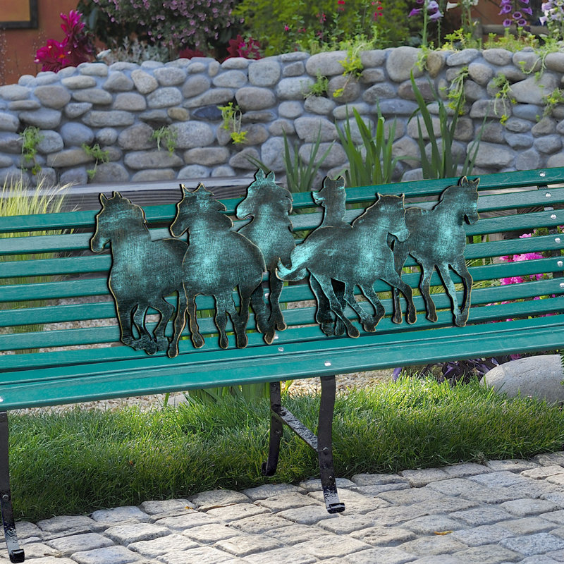 Décoration rustique en bois Amren Horse Ride Causeat | G. DeBrekht | Décoration nature et faune - G99157