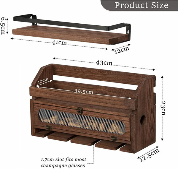 Floating Wine Stand – MonTrees Woodshop