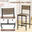 Ensemble de 3 tables de bar et chaises avec 2 tabourets de bar pour les petits espaces