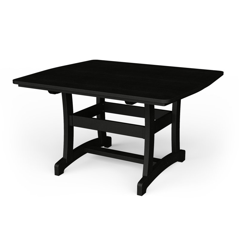 Table de salle à manger Stella, Noir, H 30 po x l 53 po x P 45 po