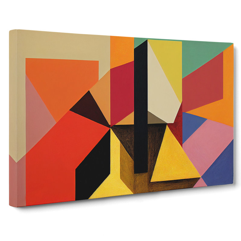 Suprematism Abstract Art Vol.4 - Wrapped Canvas, 40cm H x 60cm W x 3cm D