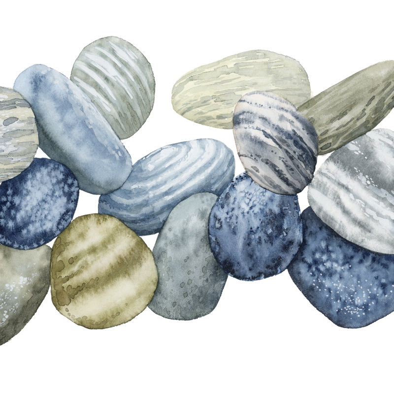 Found Pebbles II, H 30 po x l 30 po