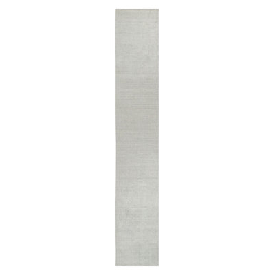 One-of-a-Kind 3x18 Hand Knotted Area Rug
