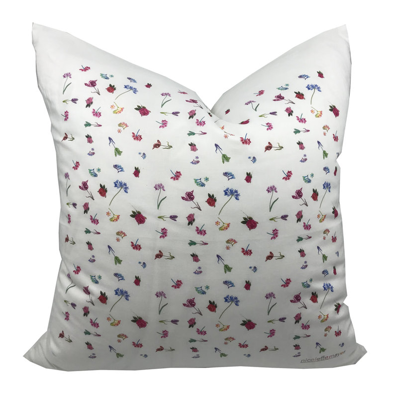 Paint Linen Square Pillow Cover & Insert