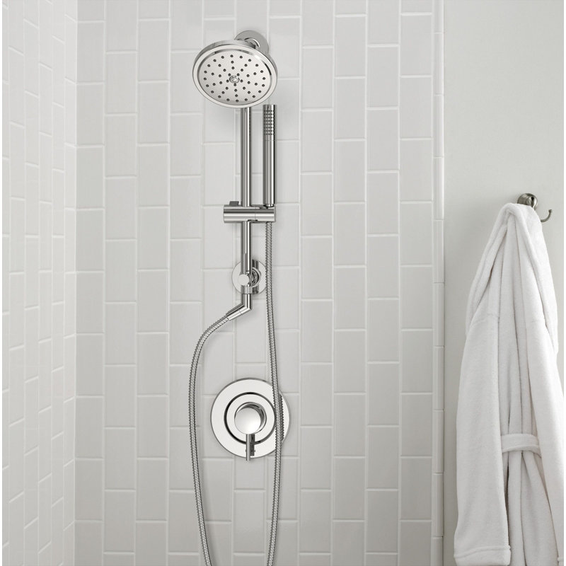 Moen Annex Rail Slide Bar Shower Pipe, Chrome