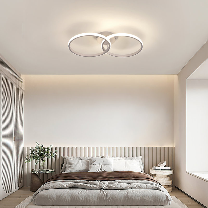 Aarondeep 2-Light 55Cm Ceiling Light, White , 3000K-6500K