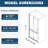 Universal Pivot 1/4" Tempered Glass Shower Door - 1 3/8" Adjustable, 36000 Times Checked Open/close Function, Smooth Pivot, Leak, , Aluminium Alloy With Tested, Working,-118139179