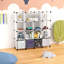 Alvi 304.8cm H Plastic Cube Bookcase-9016931-9016930