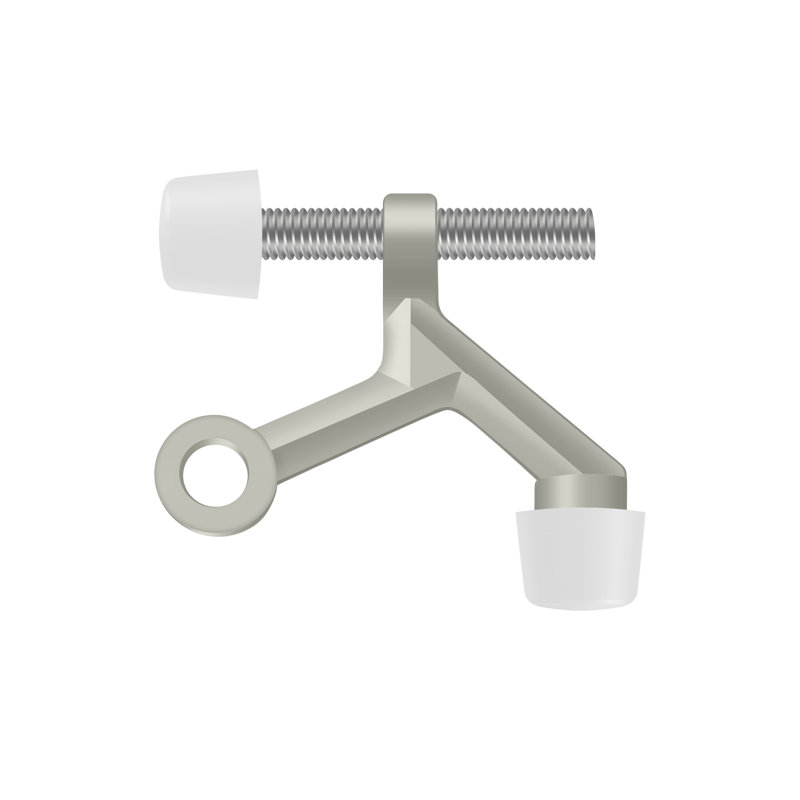 Deltana ZHP70U15 Hinge Pin Stop For Steel Hinges, Hinge Mounted, Zinc Die-Cast in Brushed Nickel, 64" H x 26" W x 26" D
