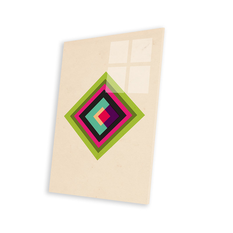 «Diamond Color Composition (After Kandinsky)» par 5By5Collective - impression sans cadre, H 24 po x l 16 po x P 0,25 po