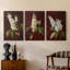 Floral Study Series LXVII - Ensemble de toiles tendues avec châssis Premium - Prêt à être accroché-421066607