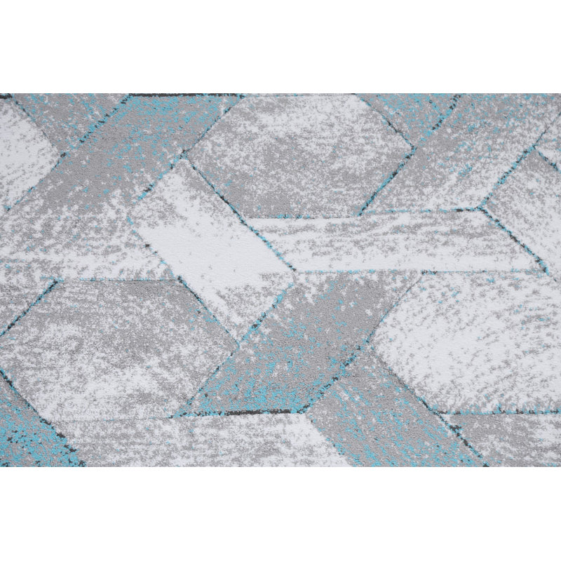 Tapis oriental transitionnel Trellis 5X8, Carré 9 pi 10 po