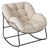 Coussin beige / structure grise sélectionné