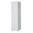 White Wooden Wardrobe with Four Interior Shelves and Lower Storage Drawer