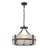 White Mist Cloud Glass Drum Chandelier