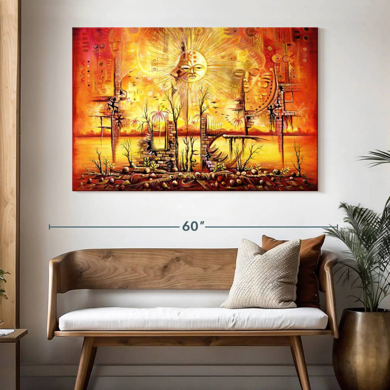Kelan Sun Shine On My Mind, 34" H x 51" W