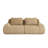Boneless 82" Modern Modular Sectional Sofa for Living Room,Flannelette Fabric,highly textured,Oversized 2-Seater Couch,boneless sofa,Deep Seat,Buckle connection,Anti-slip Design,No Assembly-1335131600