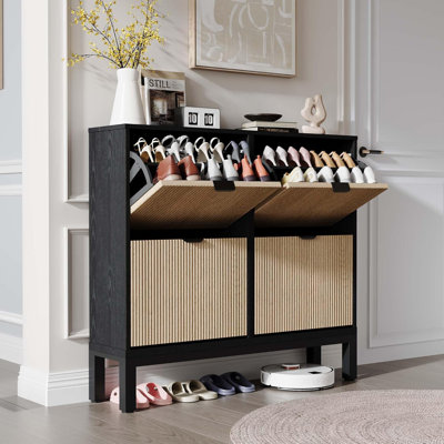 24 - Pair Shoe Storage Cabinet