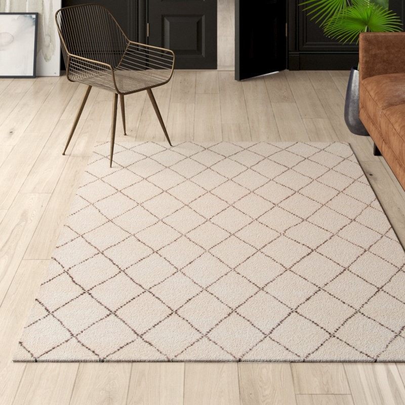 Irith Wool Geometric Indoor Rug, Runner 2'3" x 8'