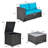 Ashriel Patio Conversation Set with Cushions