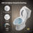Los Flexi Extra Tall Toilet with Comfort Elongated Bowl, Ideal for Seniors & Tall Users-120276699-133136215