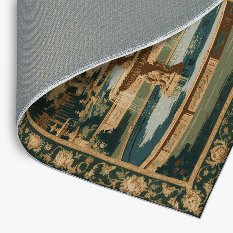Tapis vert français intérieur et extérieur, Rectangle 4pi x 6 pi