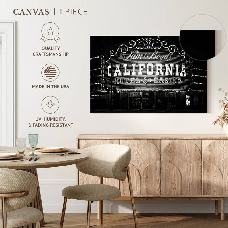 Tergel, Californie, hôtel et casino, H 24 po x l 36 po