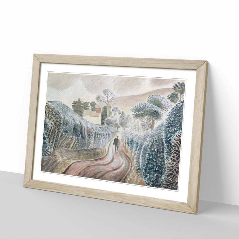 Eric Ravilious - Single Picture Frame Painting, Oak
