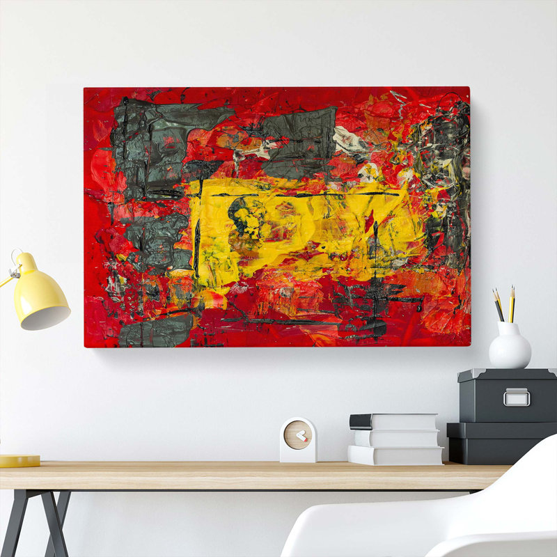 Abstract Art Painting Vol.134 by S.Johnson - Wrapped Canvas, 60cm H x 91cm W x 3cm D