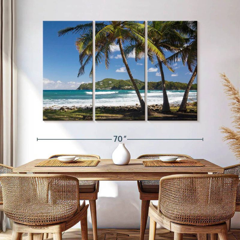 Gillard Caribbean St. Lucia Beach, H 42 po x l 65 po