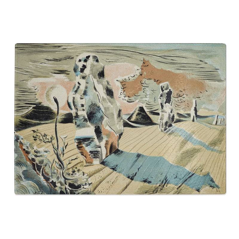 Avebury by Paul Nash Chopping Board, 0.4cm H x 20cm W x 29cm L