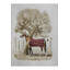 Tapis décoratif lavable à motif arbre et cheval-358944894