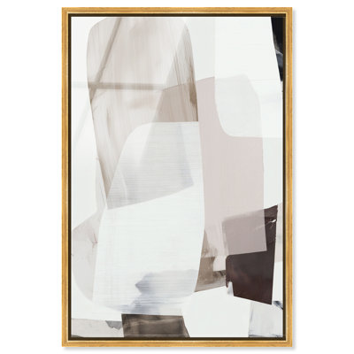 Art abstrait bohème fumé encadré IV par Art Remedy, cadre doré, 20 x 30